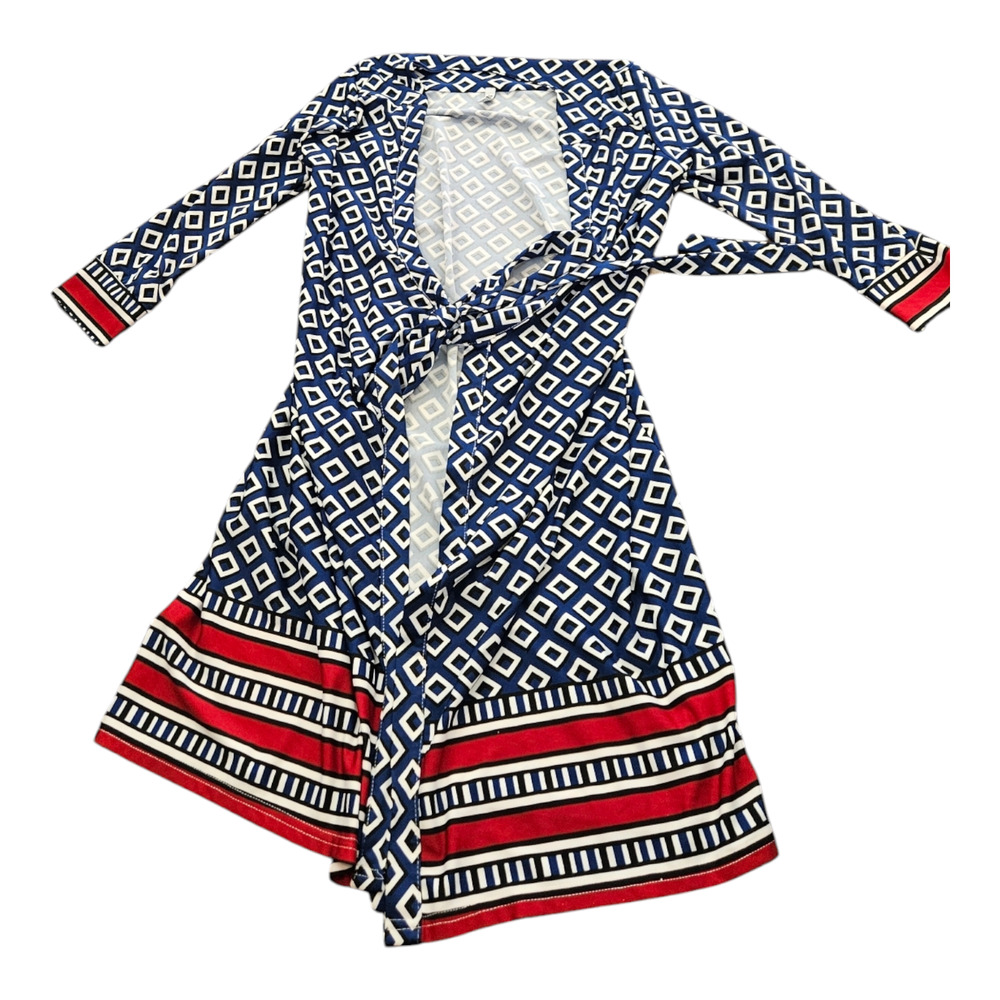 Medium Multicolor Tie Closure Cardigan